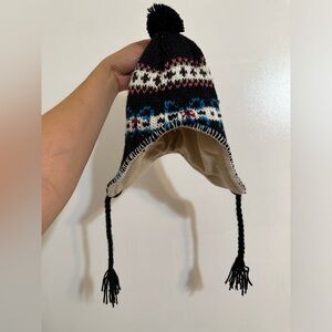 *GUC* HANDMADE Knit Peruvian Beanie 100% Wool